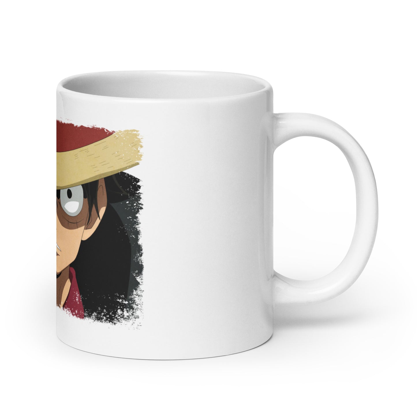 White Glossy Mug - Luffy 73