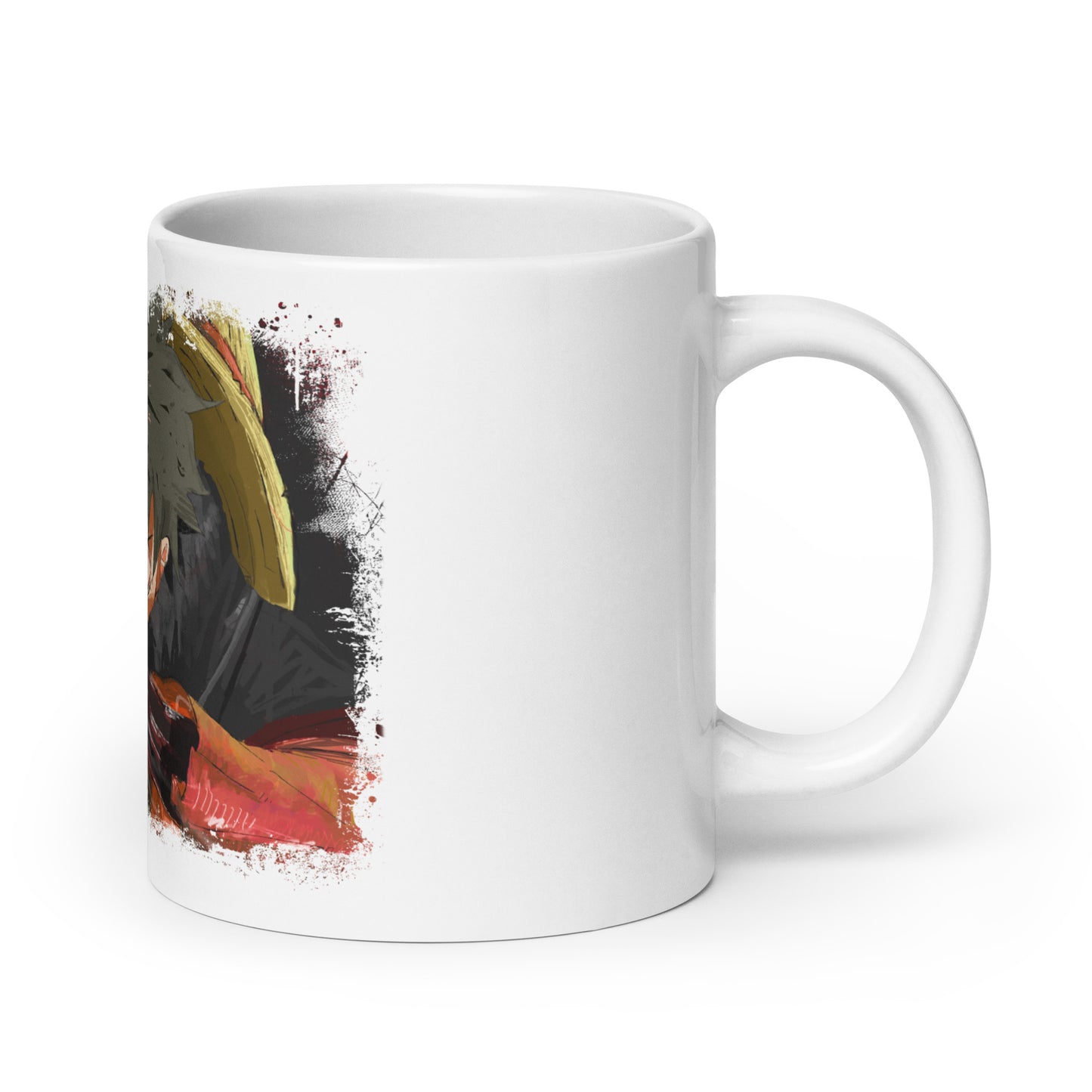 White Glossy Mug - Luffy 75