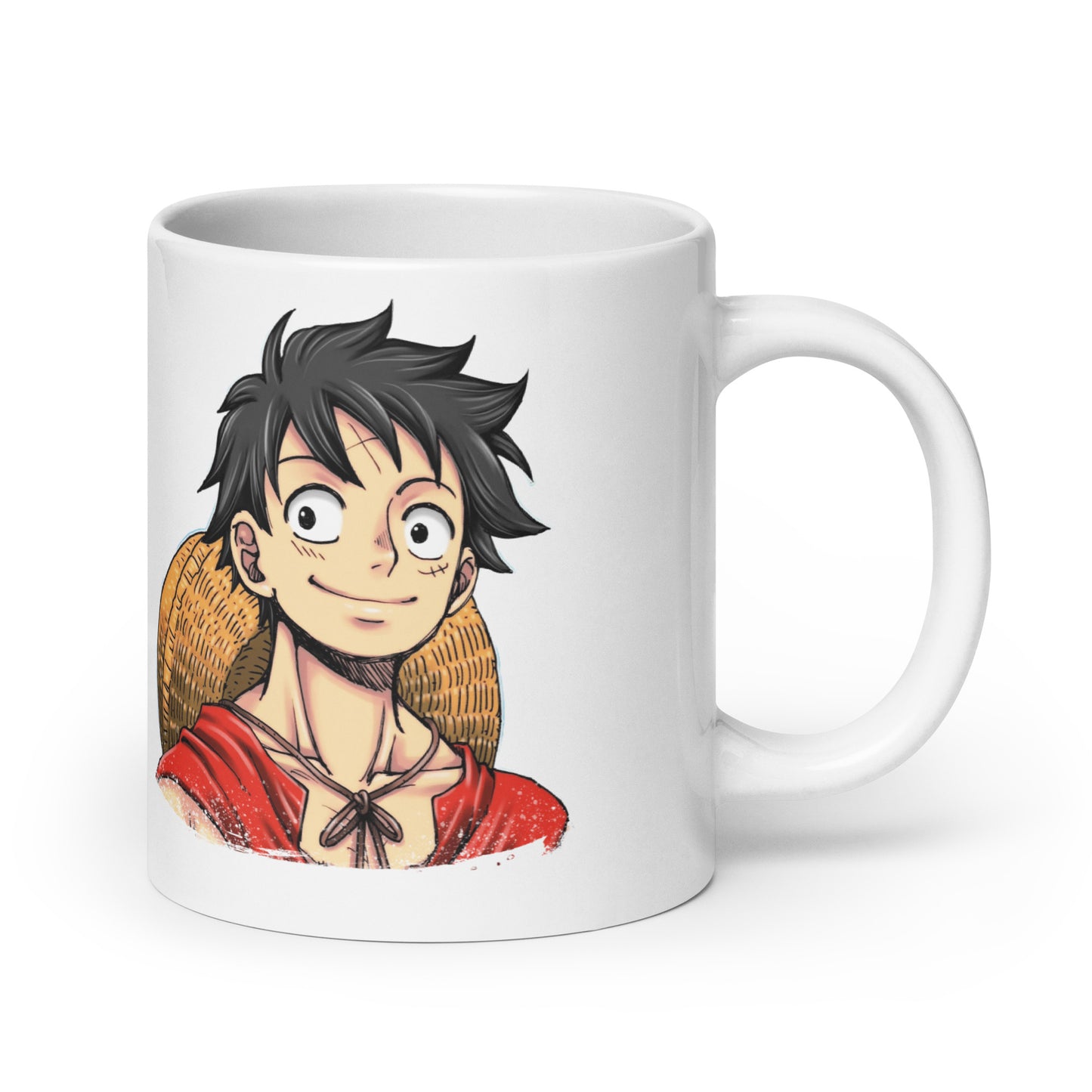 White Glossy Mug - Luffy 77