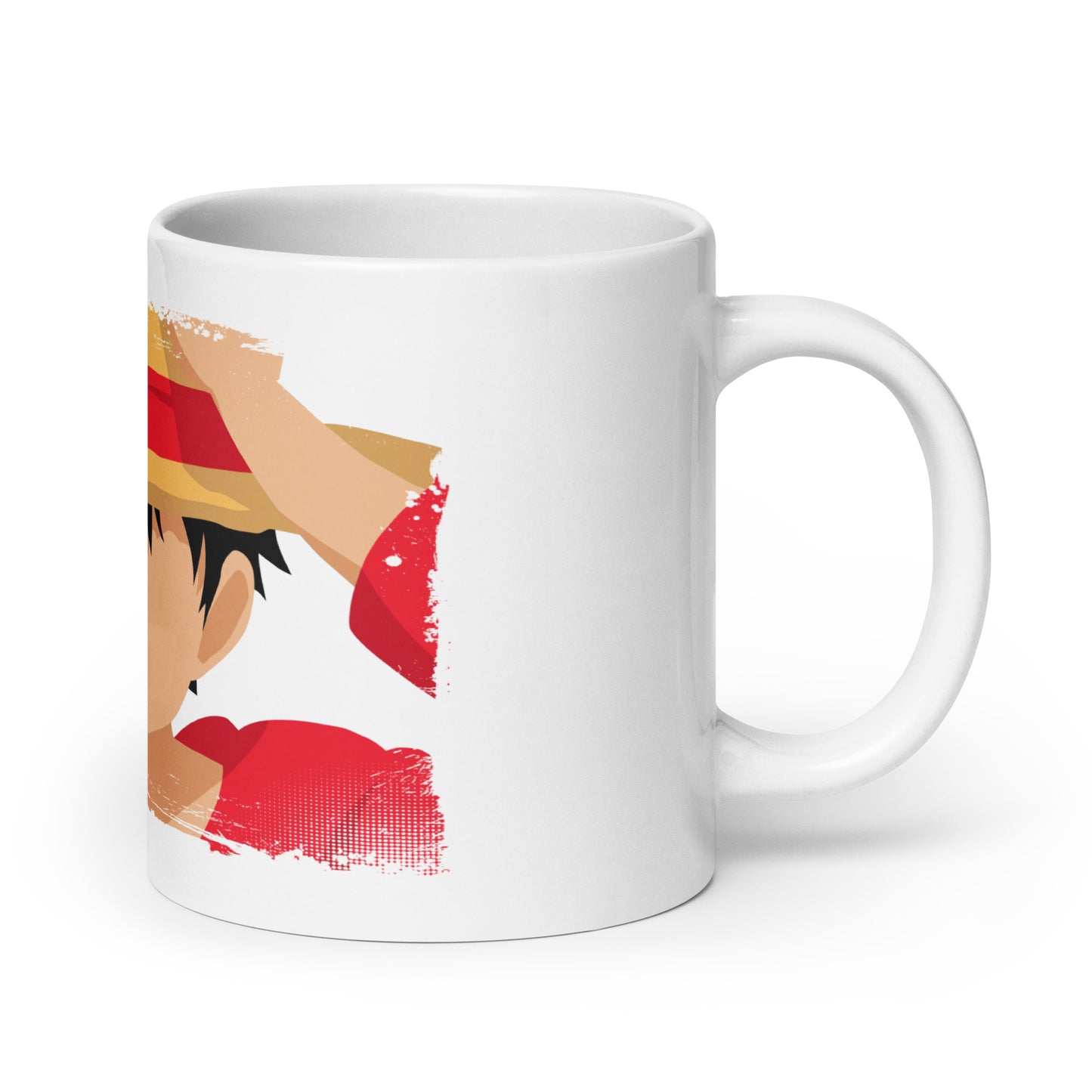 White Glossy Mug - Luffy 78