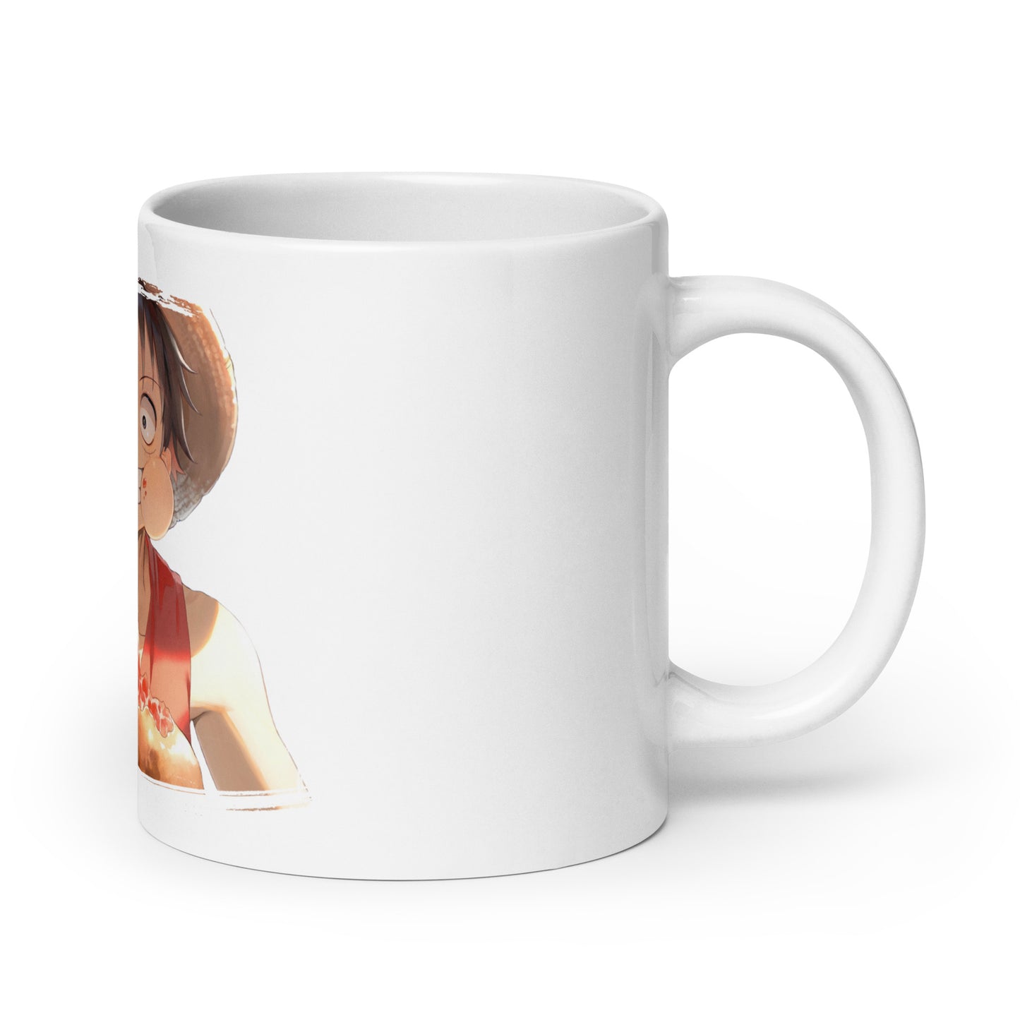 White Glossy Mug - Luffy 79