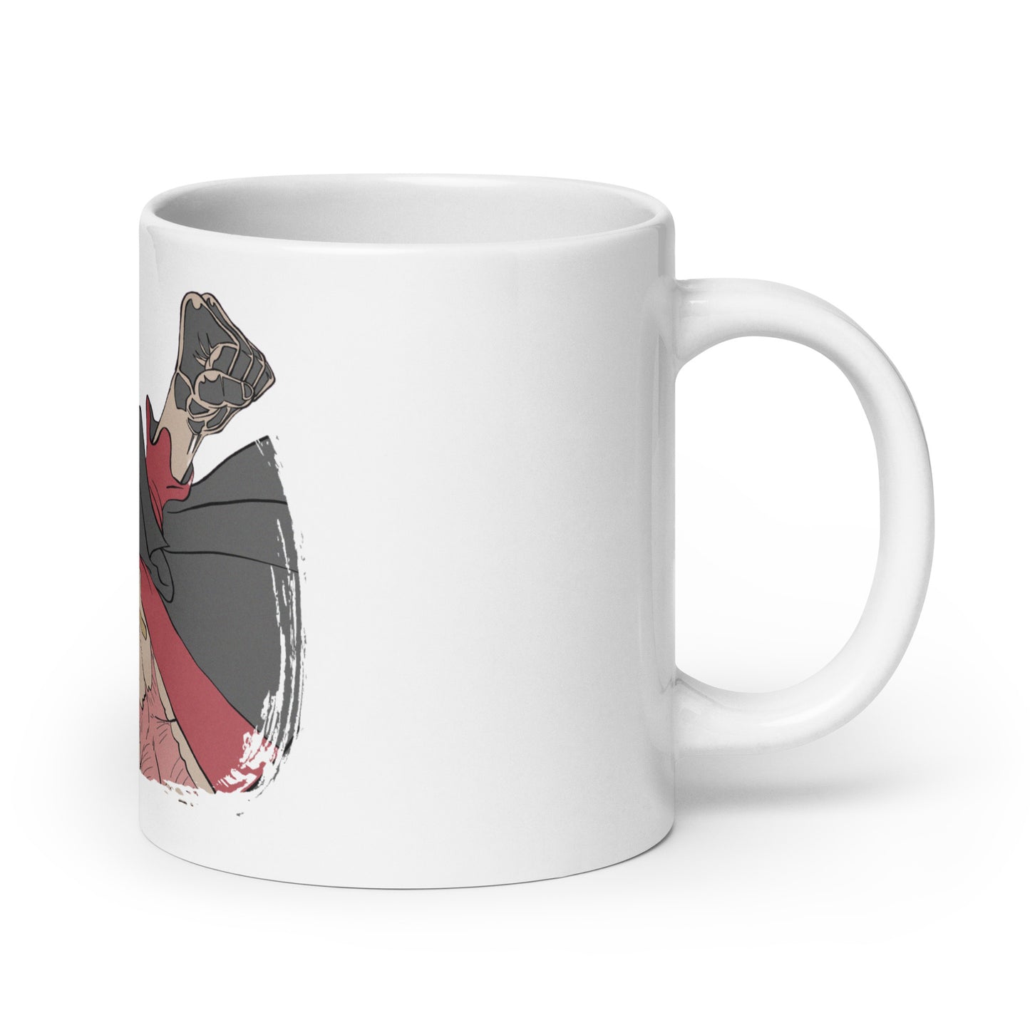 White Glossy Mug - Luffy 80