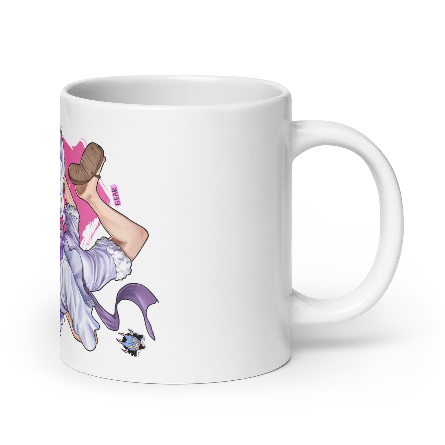 White Glossy Mug - Luffy 83