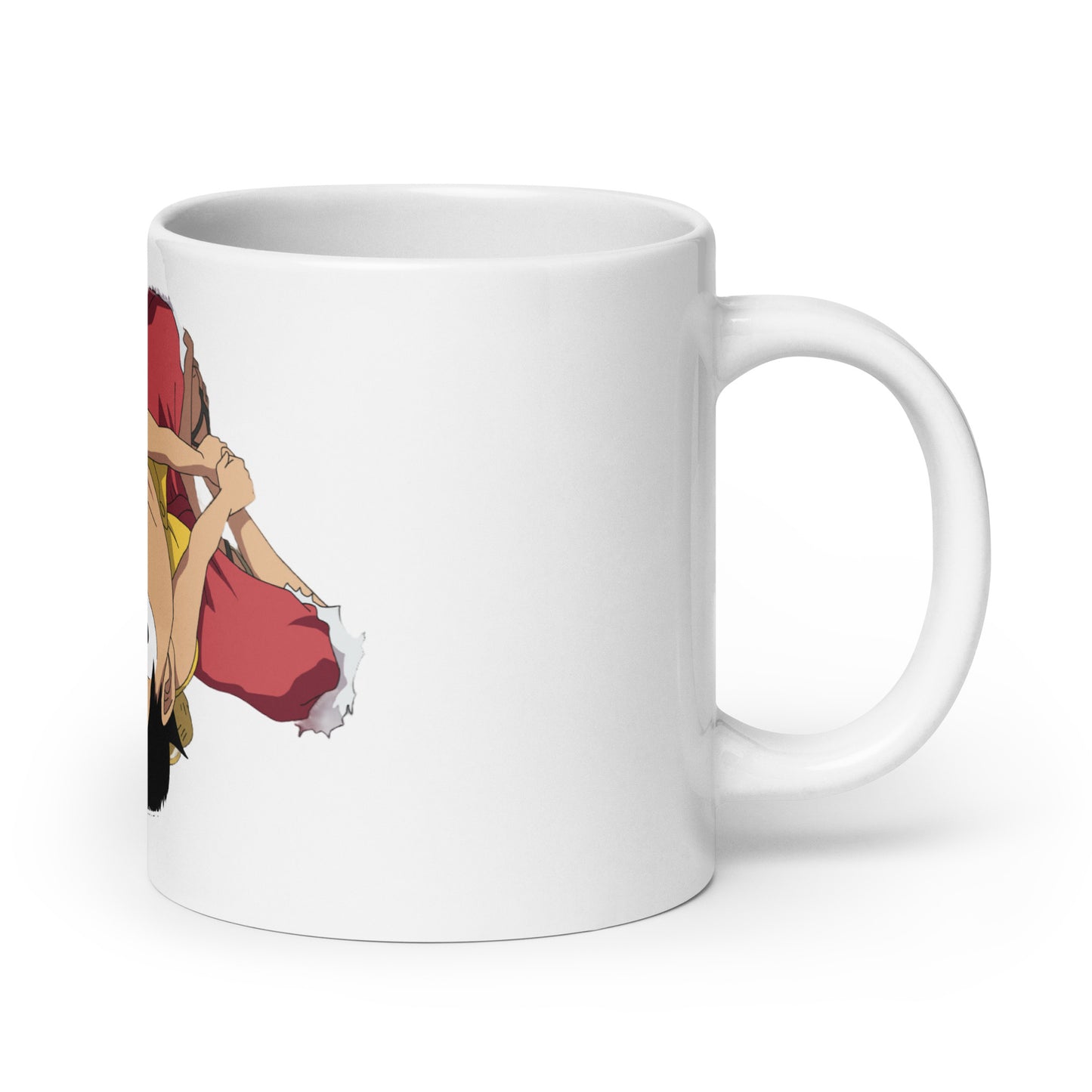 White Glossy Mug - Luffy 84