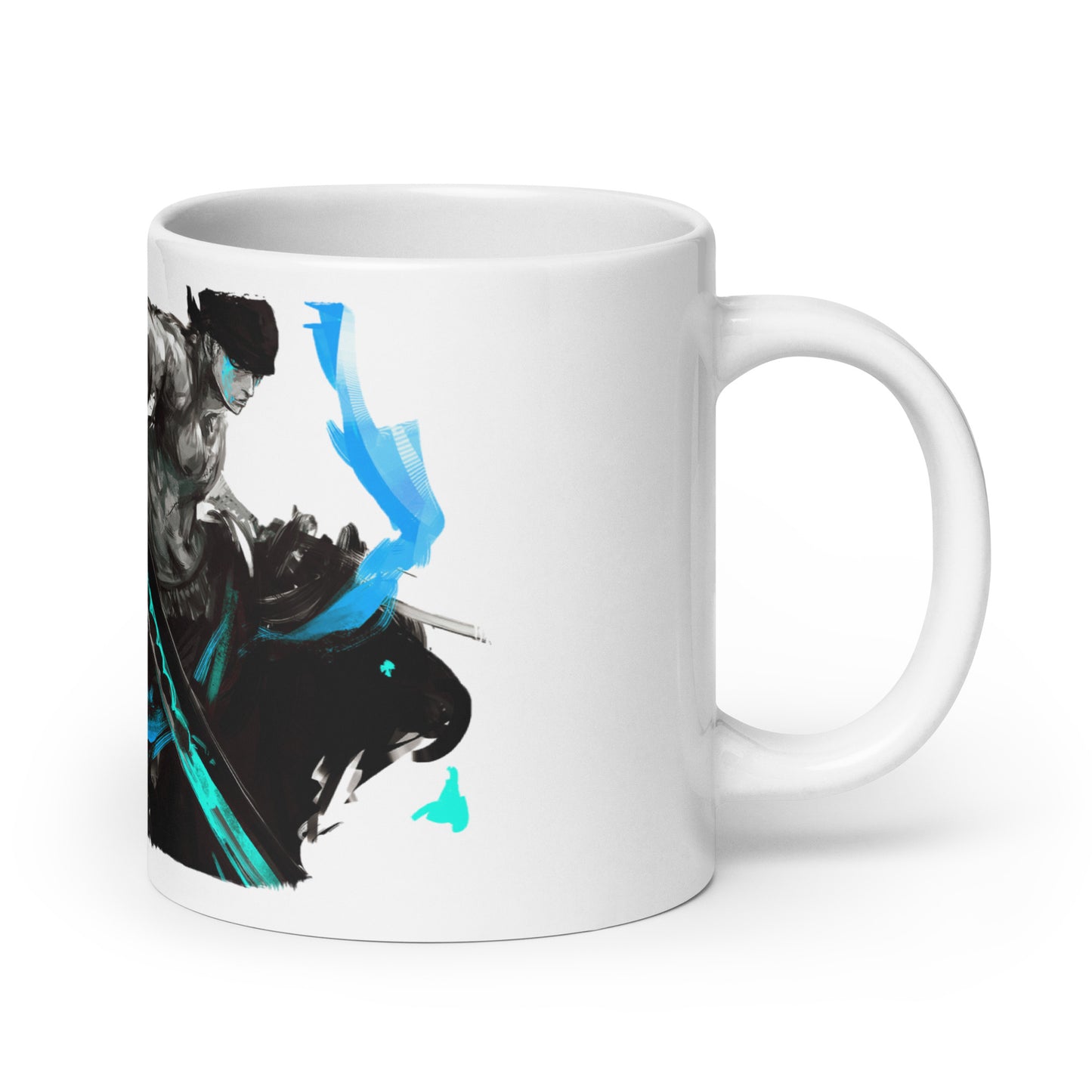 White Glossy Mug - Zoro 4