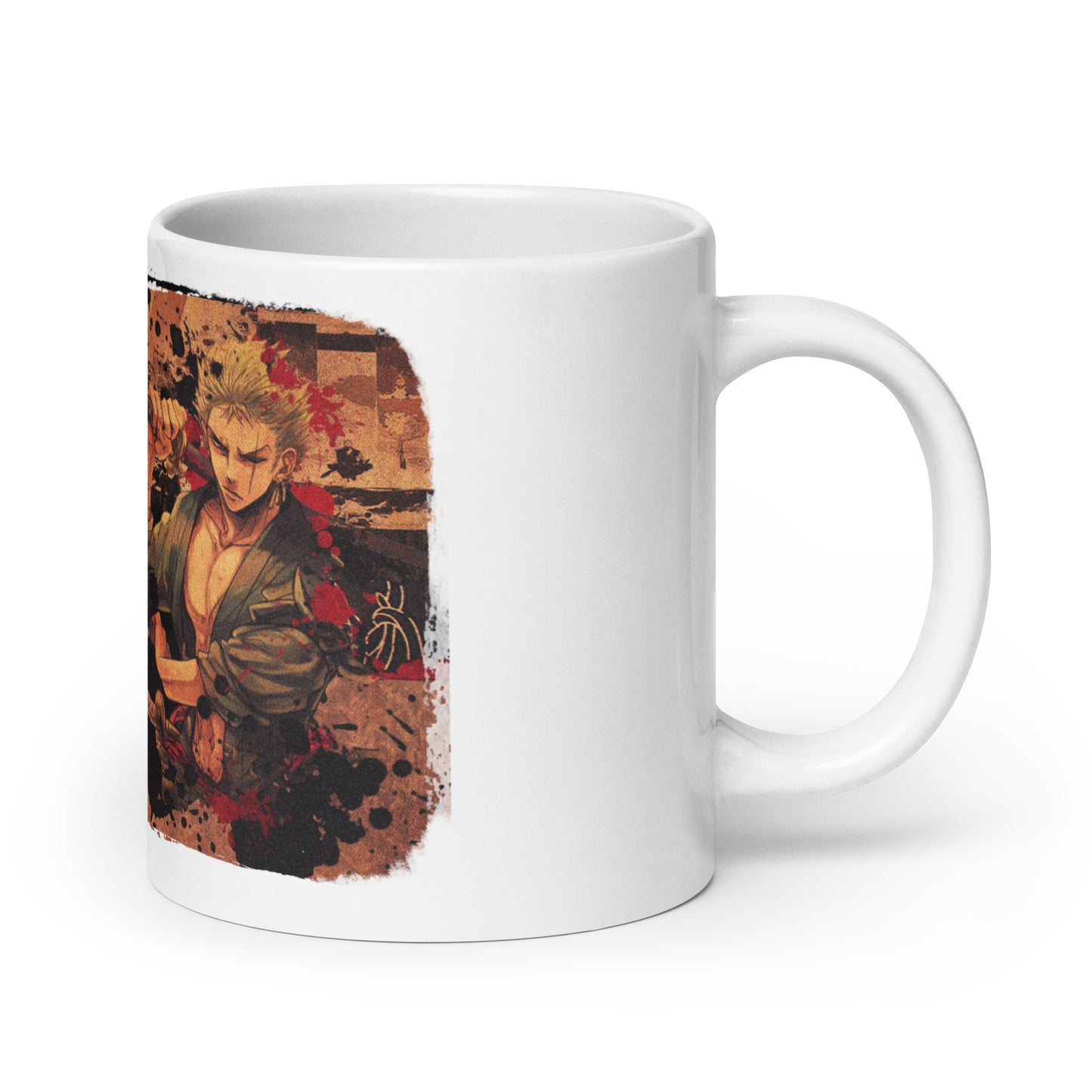 White Glossy Mug - Zoro 10