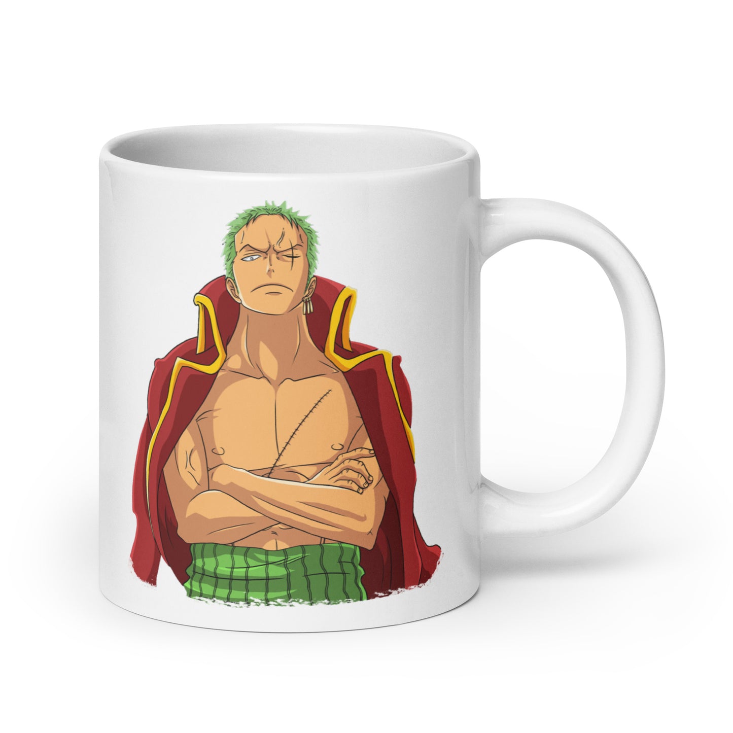 White Glossy Mug - Zoro 13