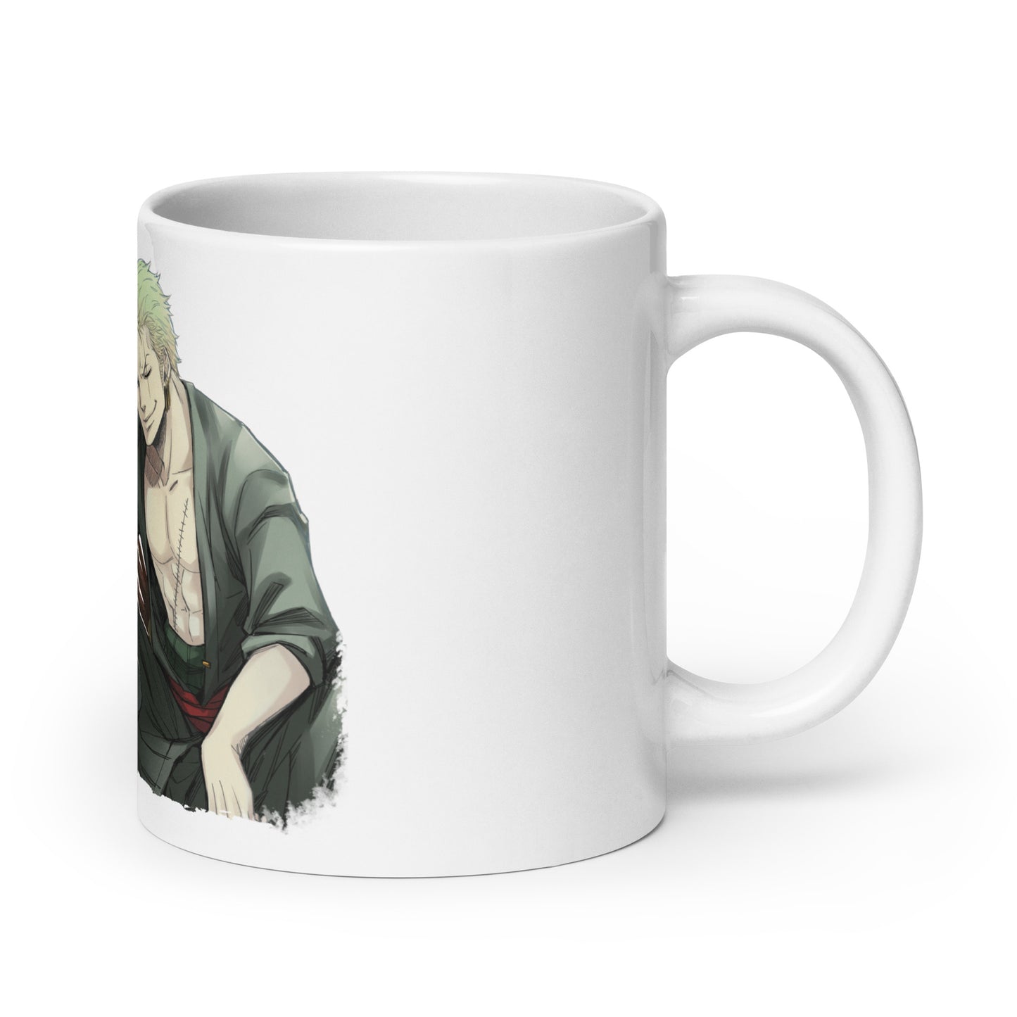 White Glossy Mug - Zoro 24