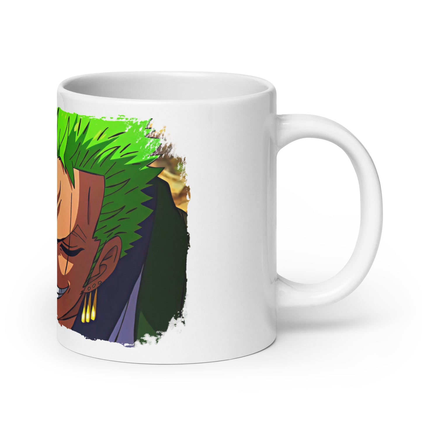 White Glossy Mug - Zoro 25