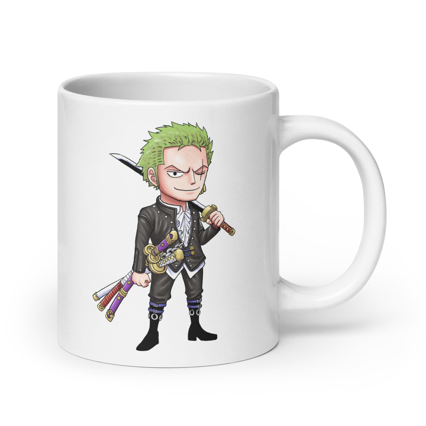 White Glossy Mug - Zoro 27