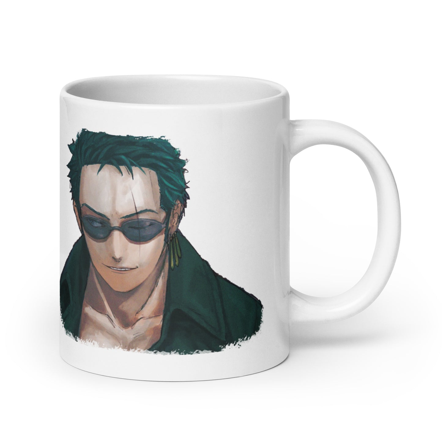 White Glossy Mug - Zoro 32