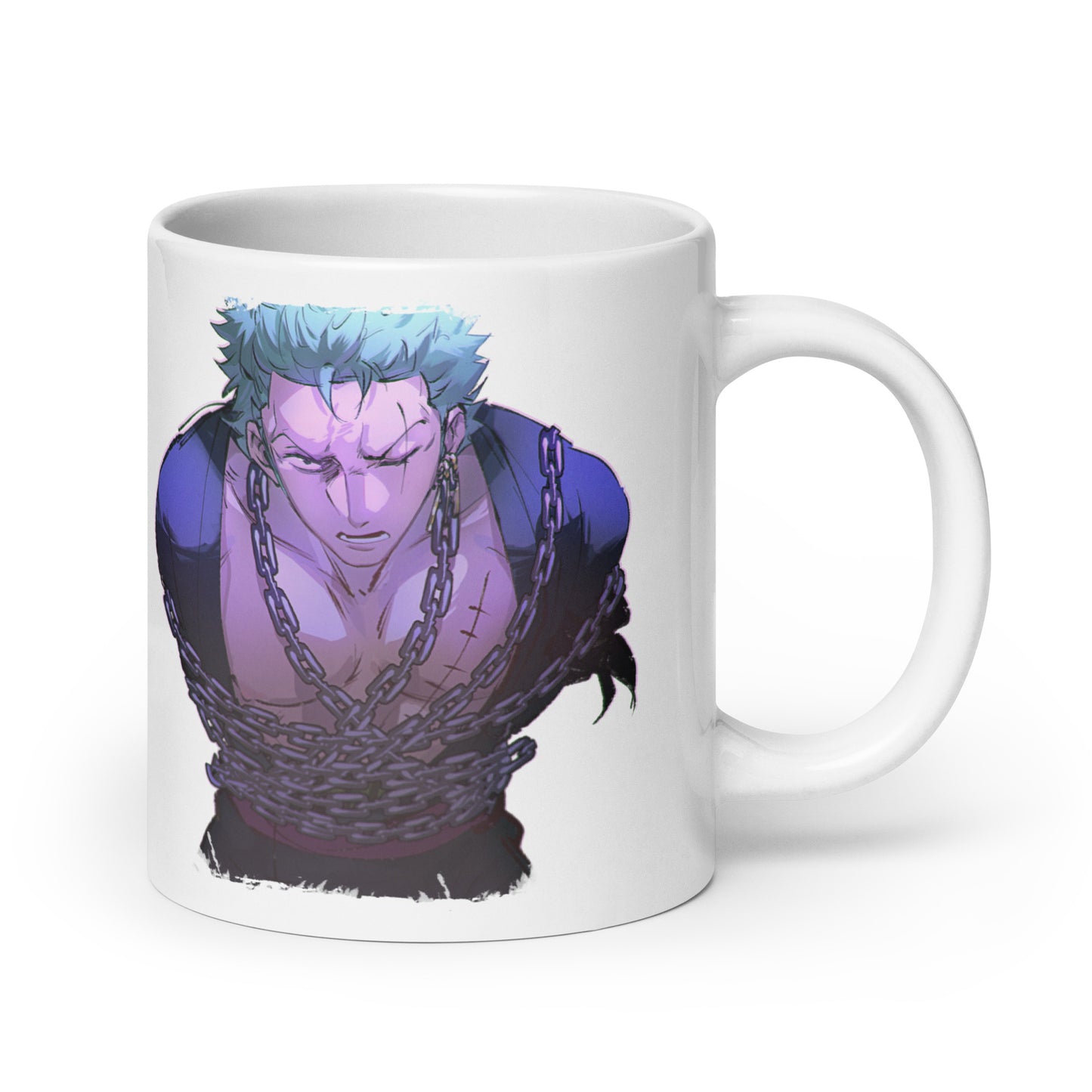 White Glossy Mug - Zoro 36