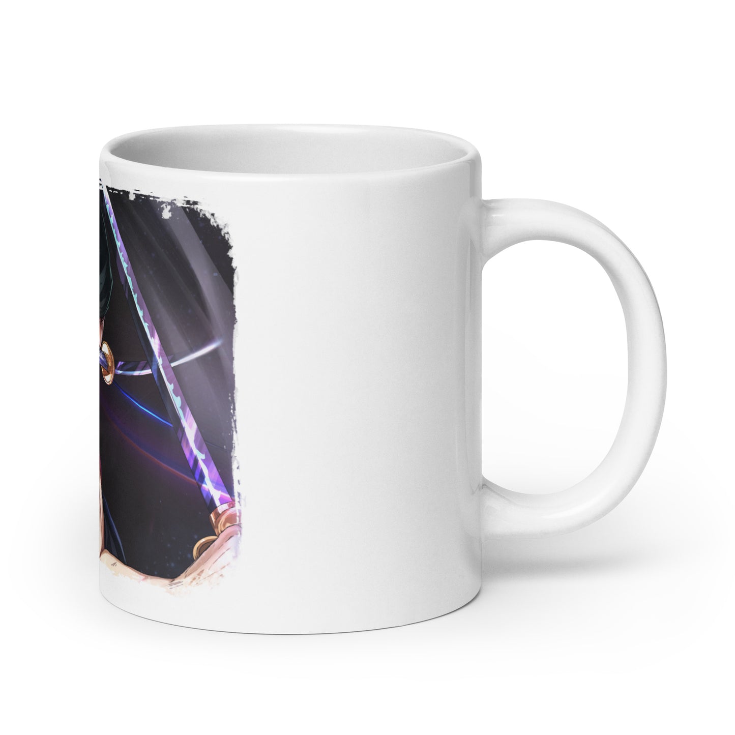 White Glossy Mug - Zoro 44