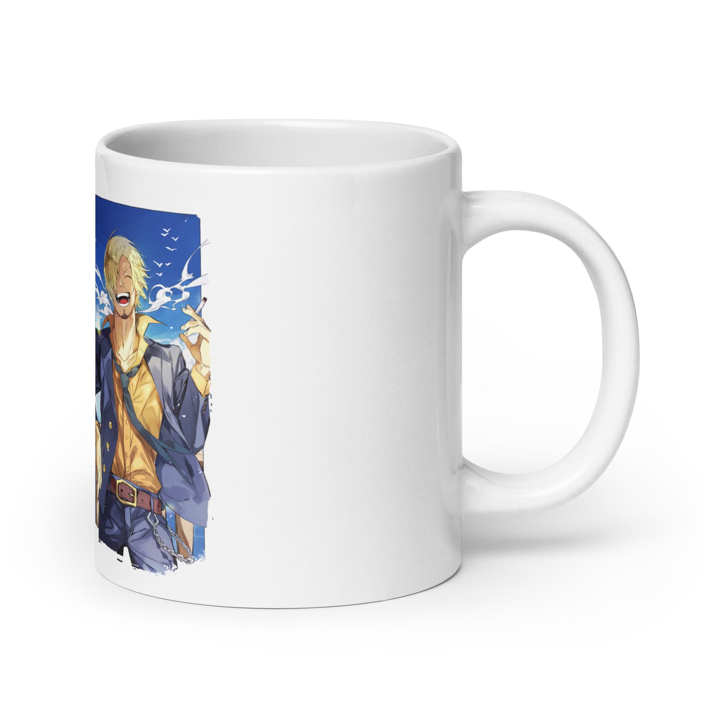 White Glossy Mug - Zoro 46