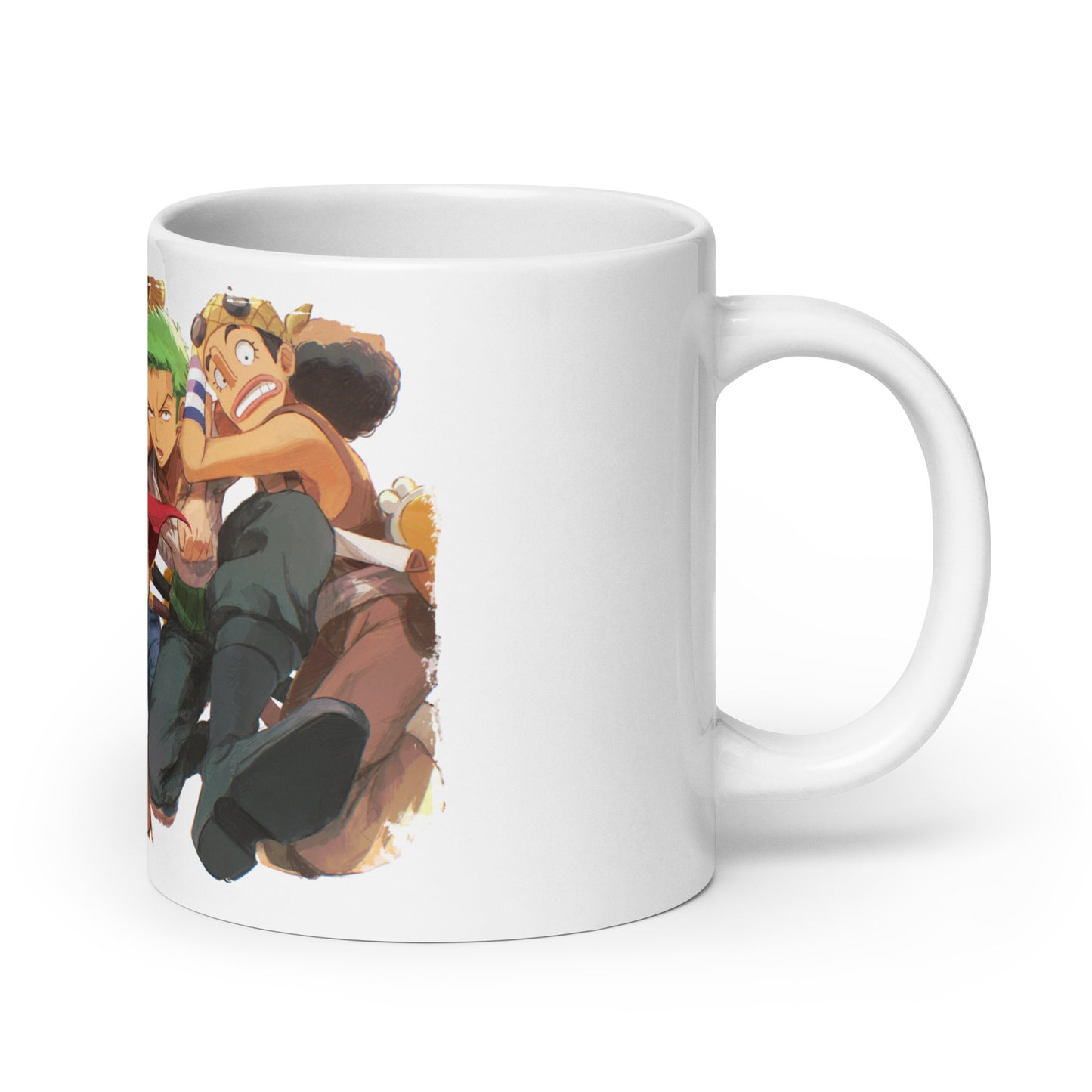 White Glossy Mug - Zoro 49