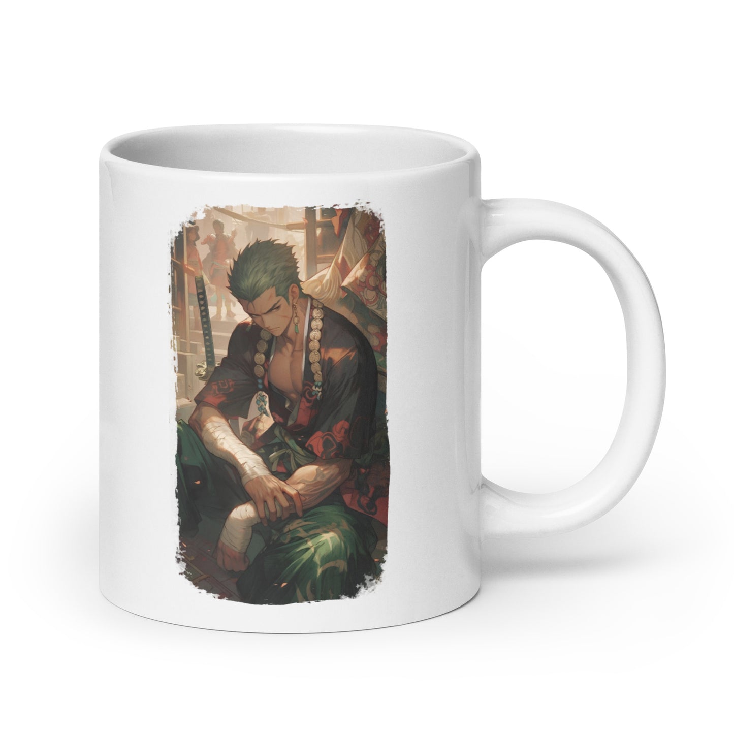 White Glossy Mug - Zoro 50