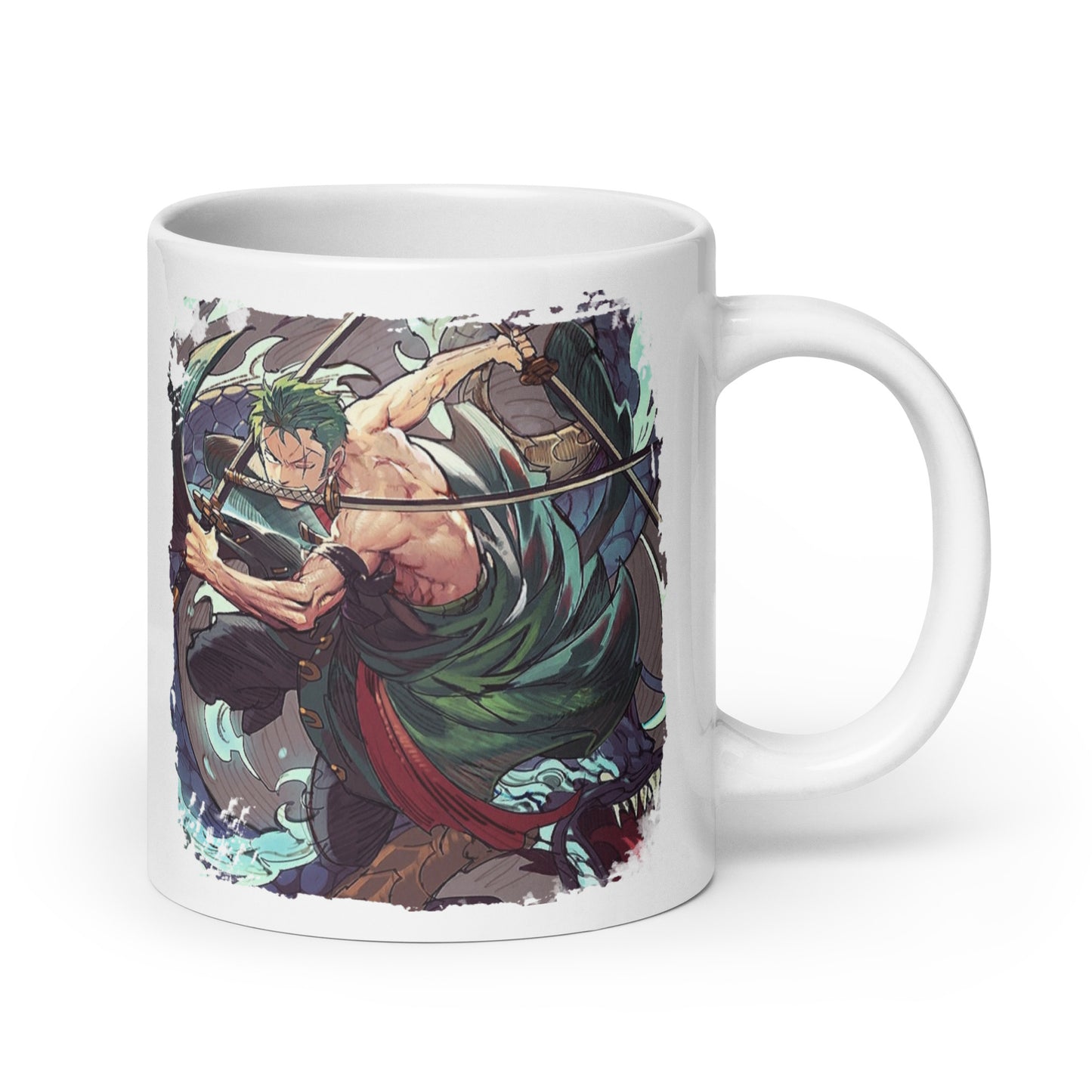 White Glossy Mug - Zoro 53