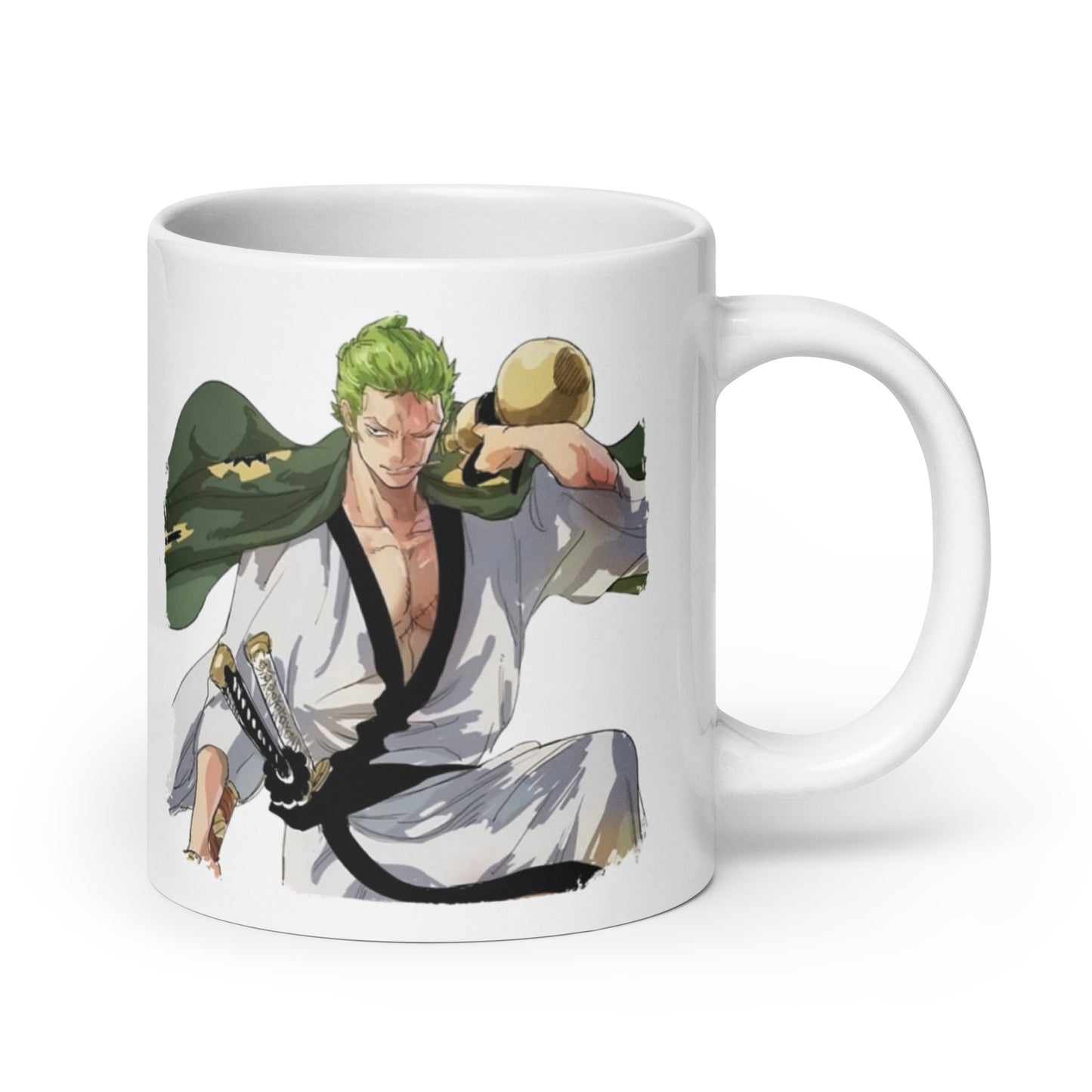 White Glossy Mug - Zoro 56