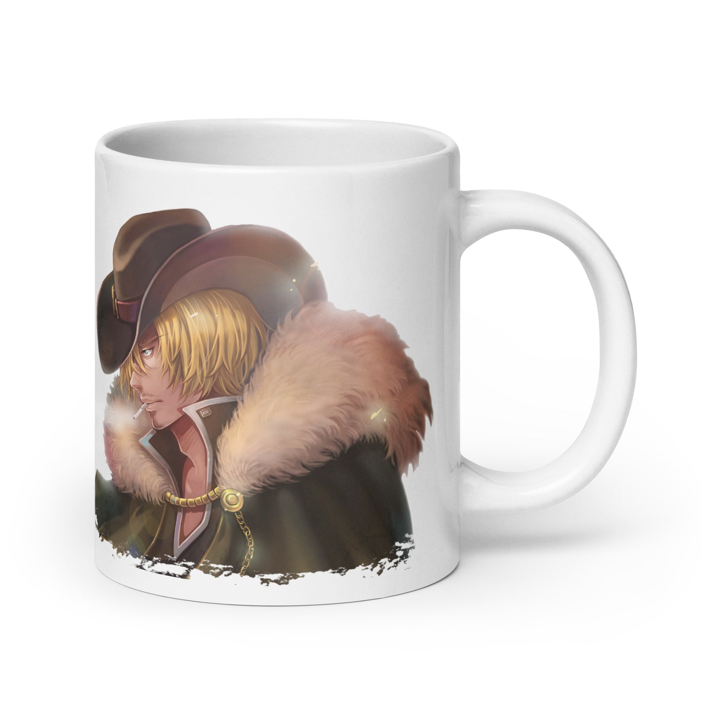 White Glossy Mug -Sanji 5