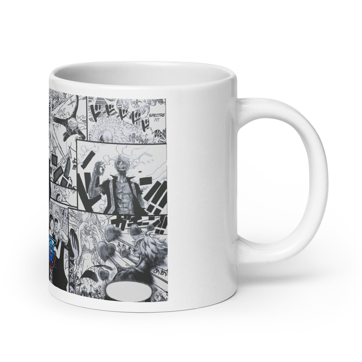 White Glossy Mug -Sanji 7