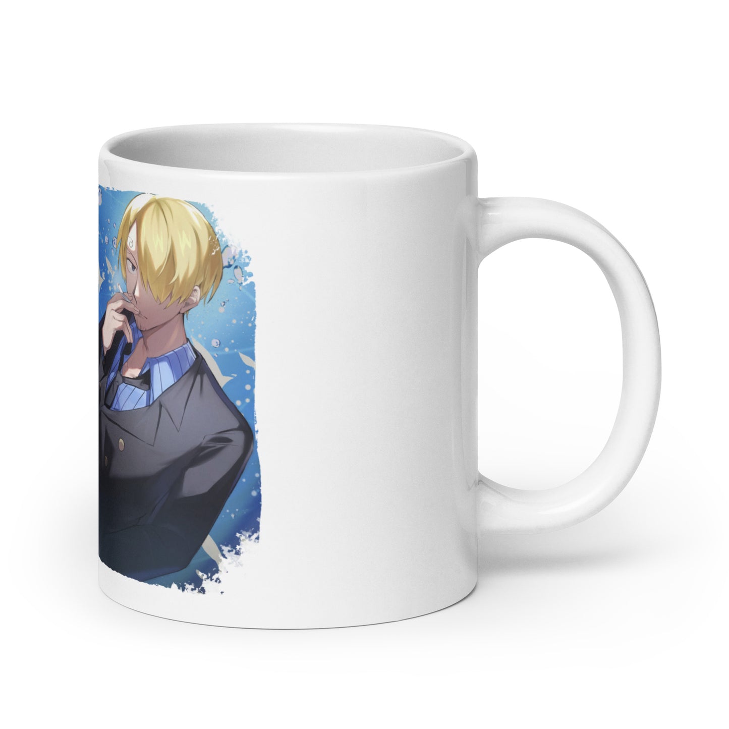 White Glossy Mug -Sanji 18