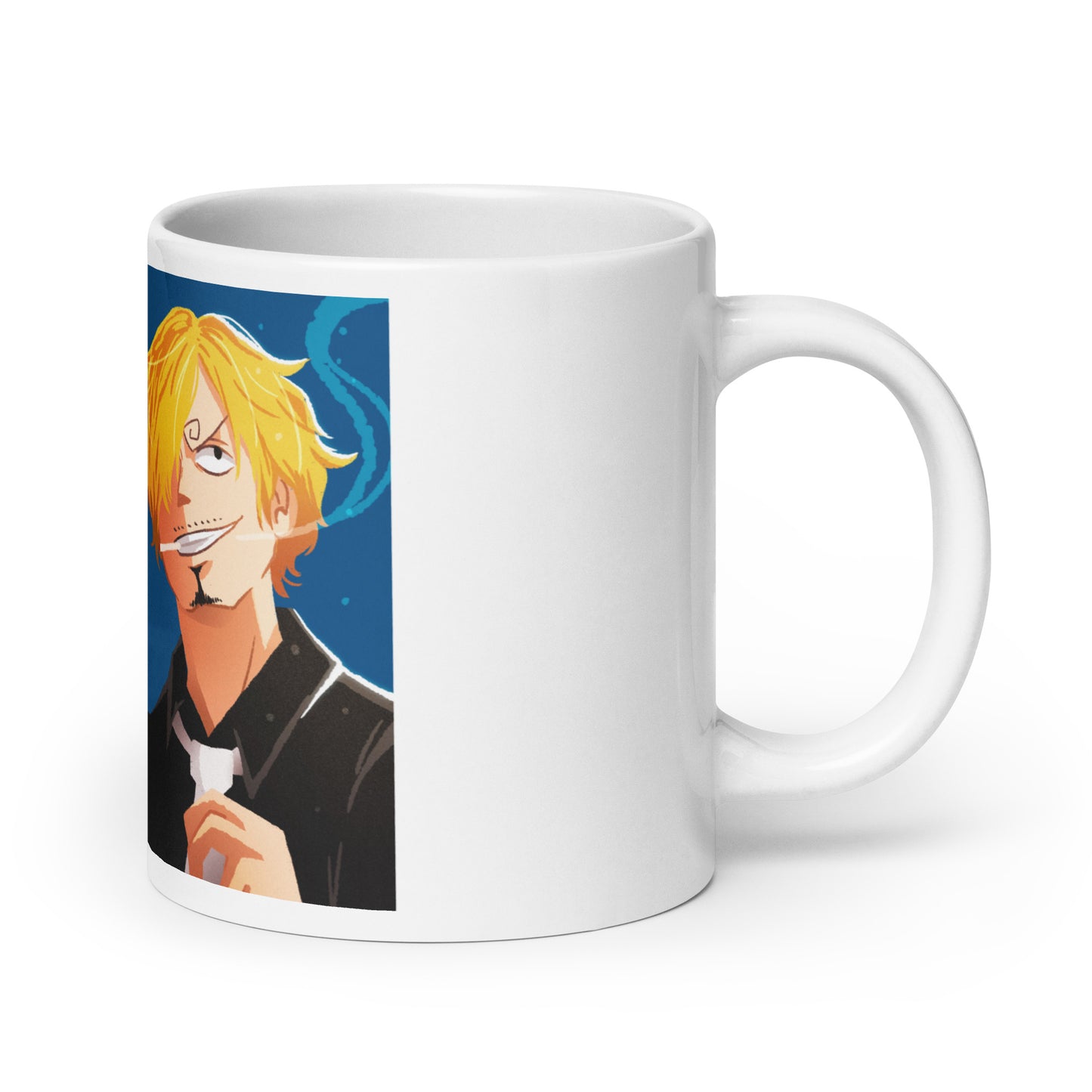 White Glossy Mug -Sanji 21