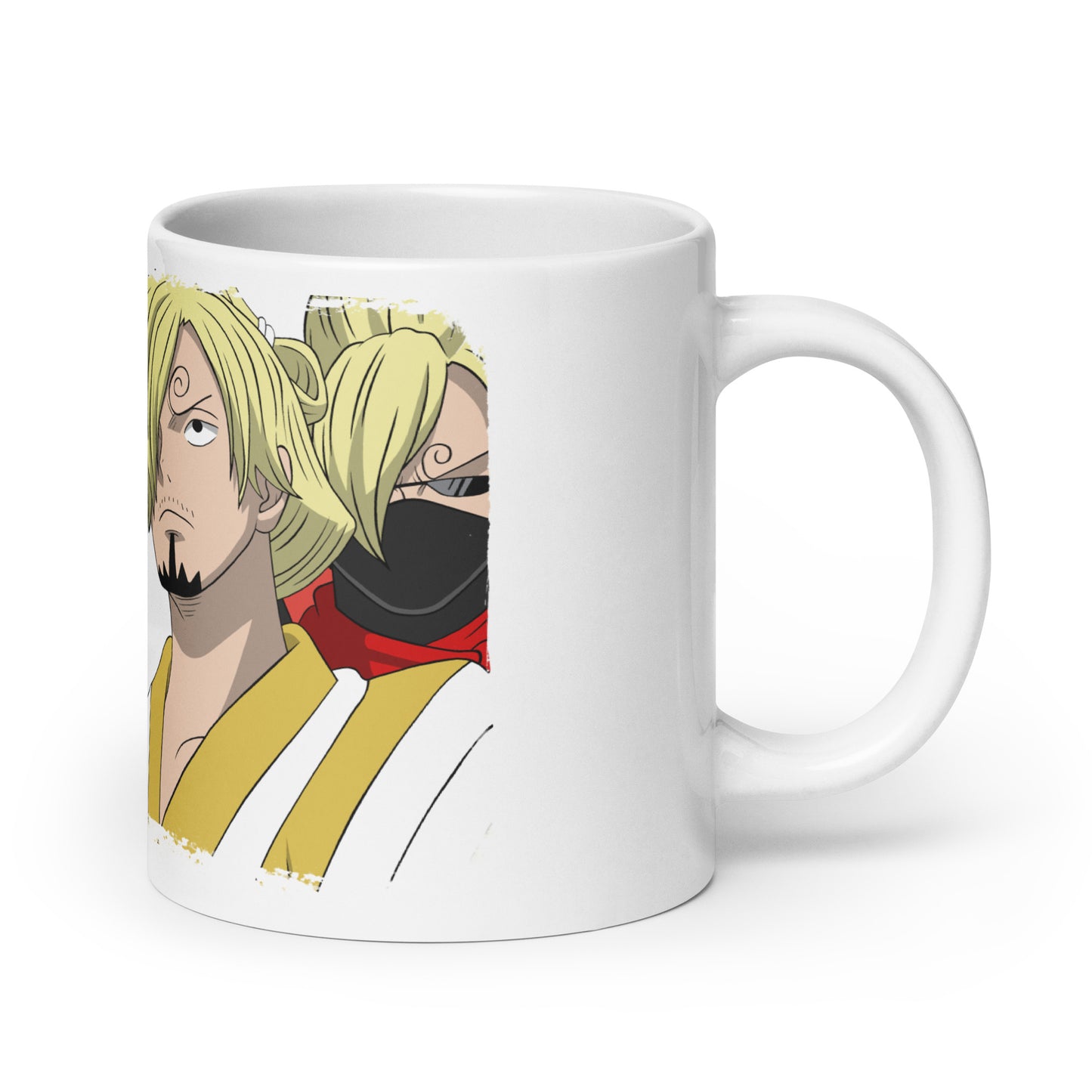 White Glossy Mug -Sanji 24