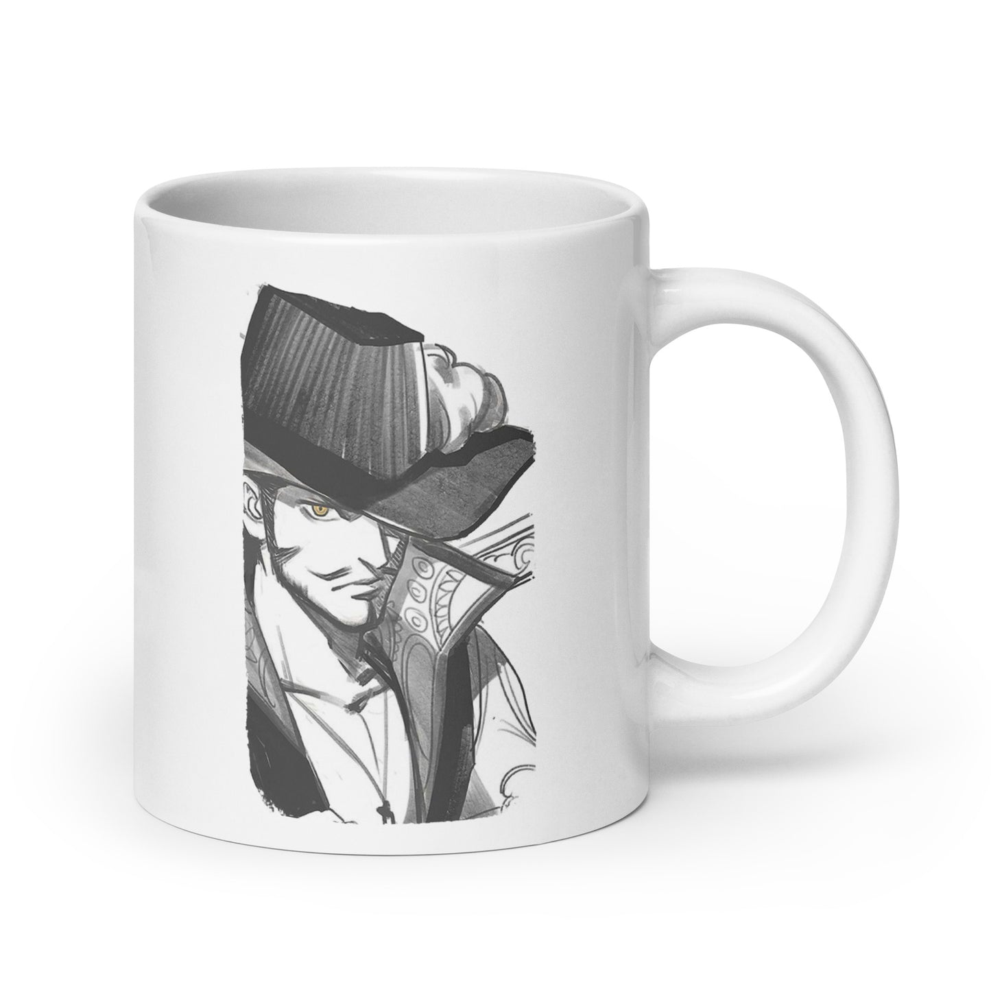 White Glossy Mug - Mihawk 1