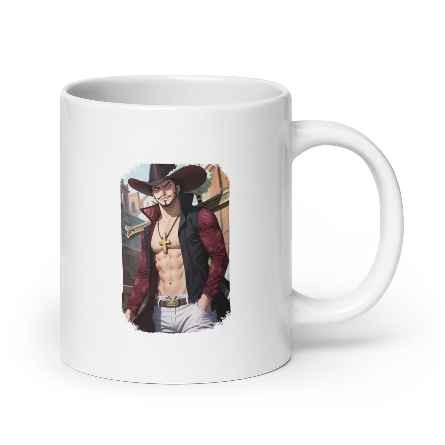 White Glossy Mug - Mihawk 12