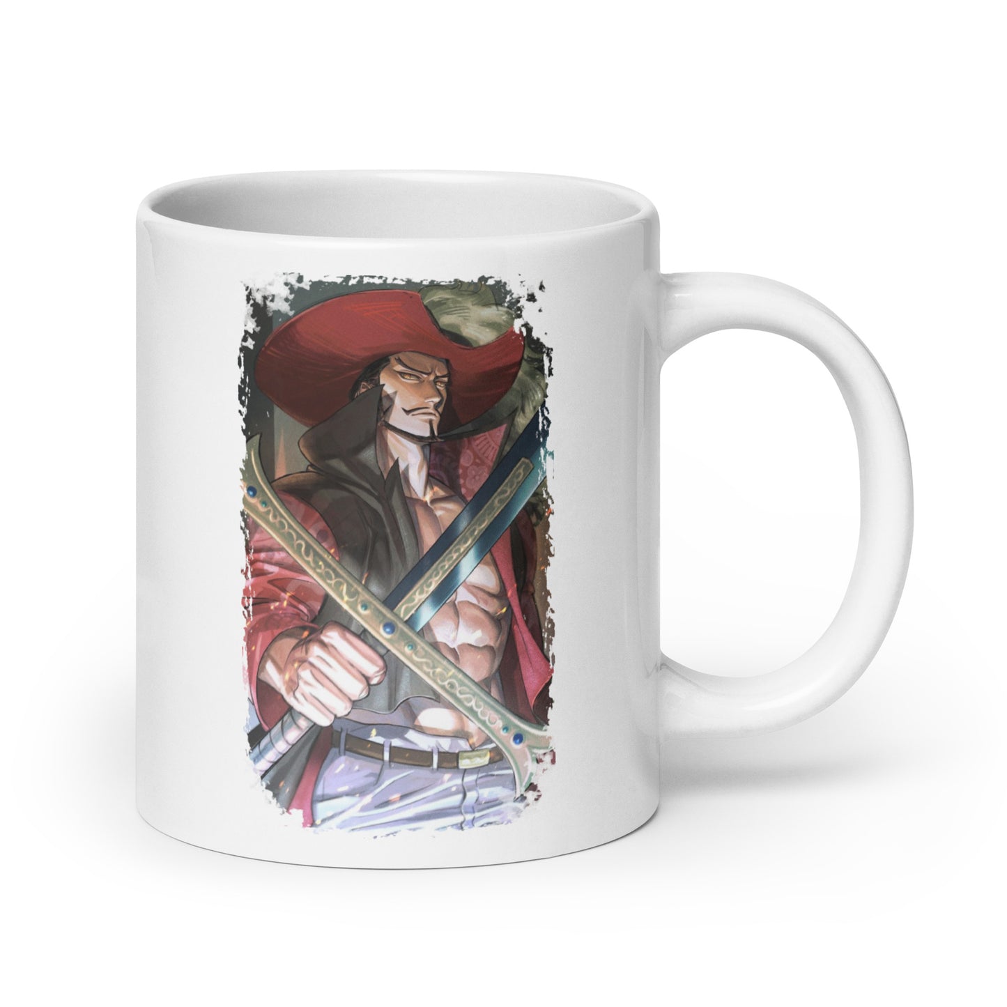 White Glossy Mug - Mihawk 13