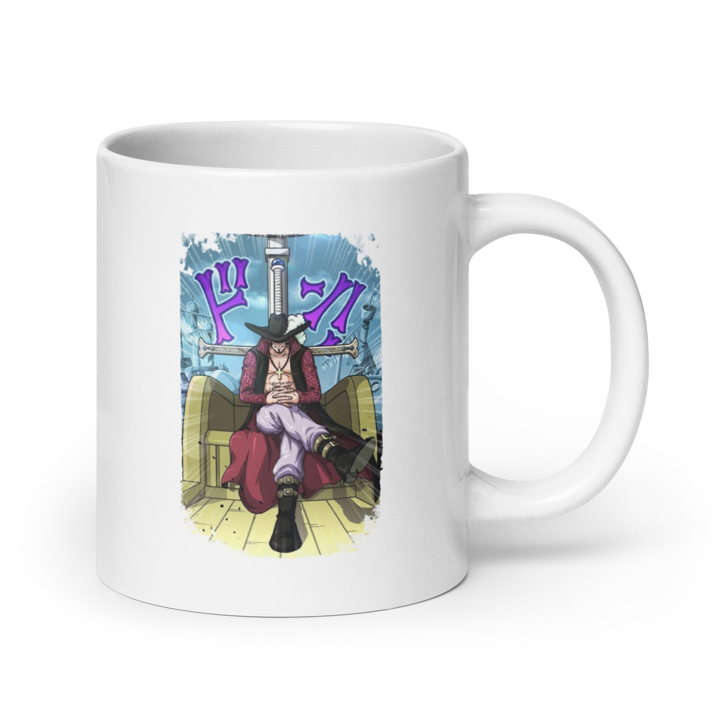 White Glossy Mug - Mihawk 14