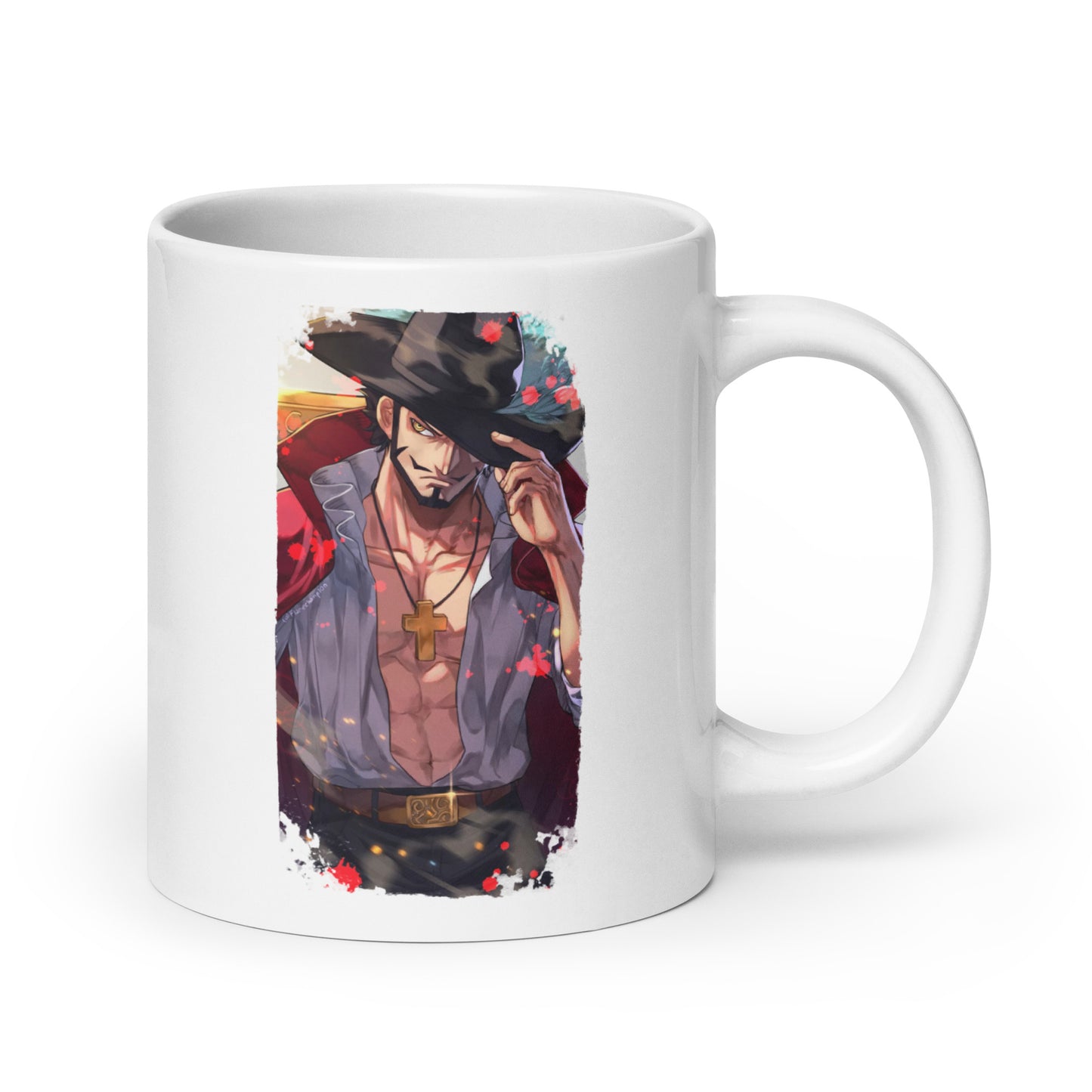 White Glossy Mug - Mihawk 15