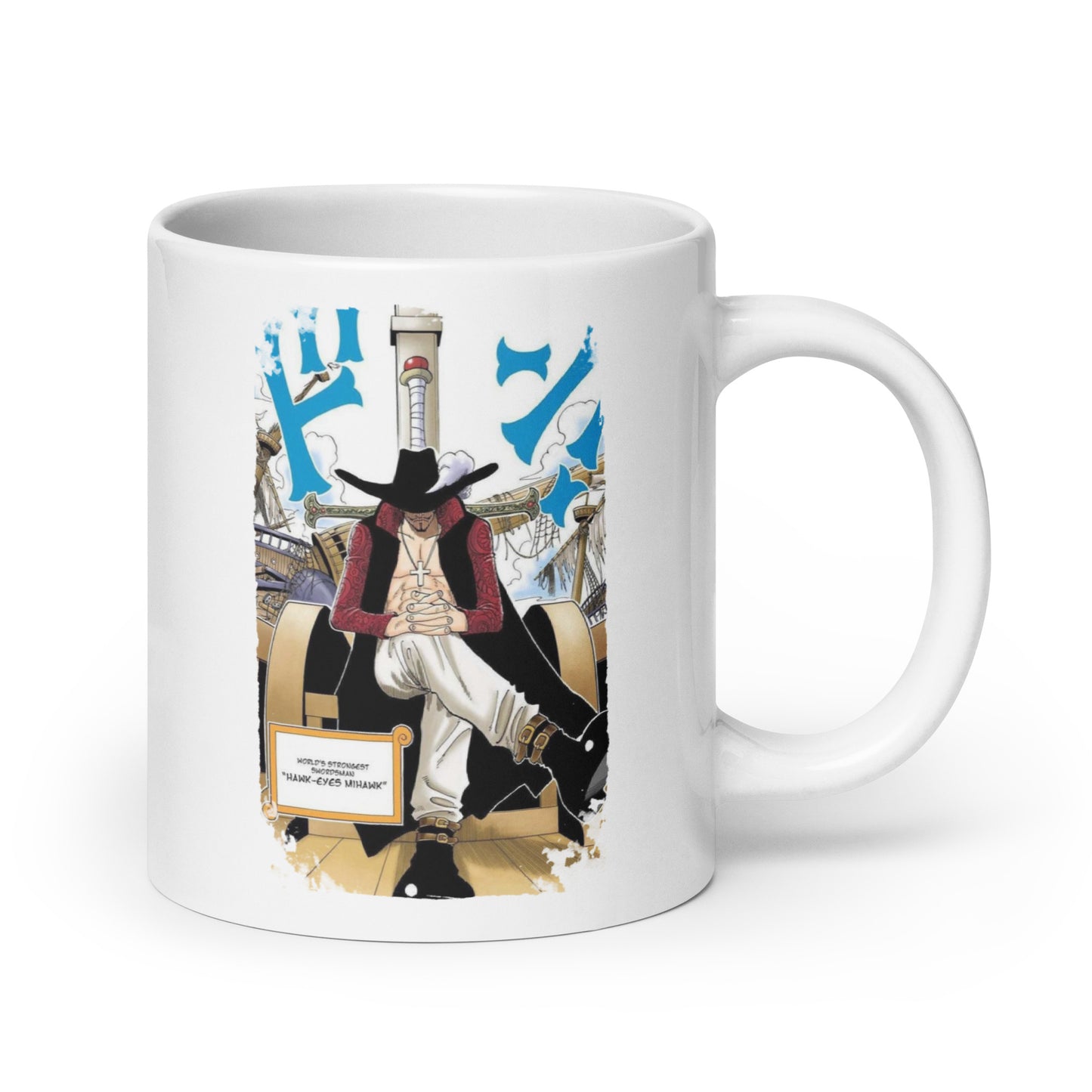 White Glossy Mug - Mihawk 18