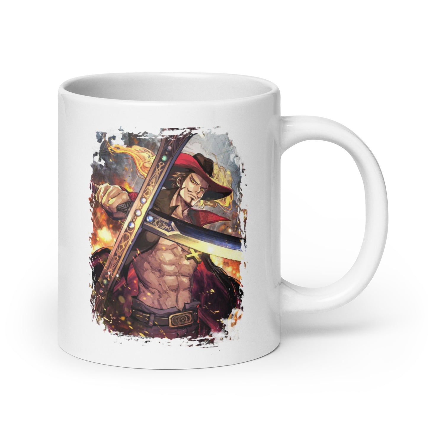 White Glossy Mug - Mihawk 19