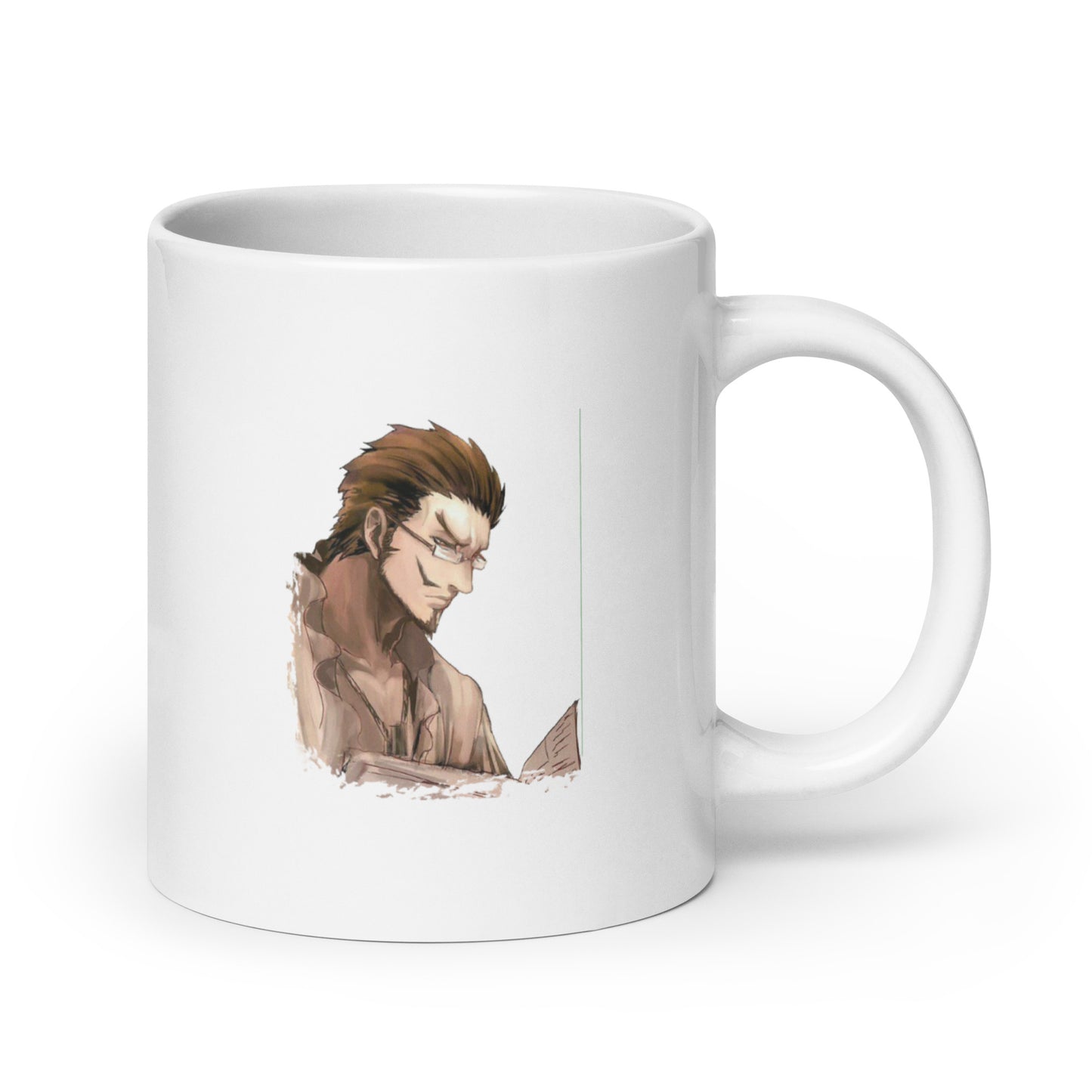 White Glossy Mug - Mihawk 20