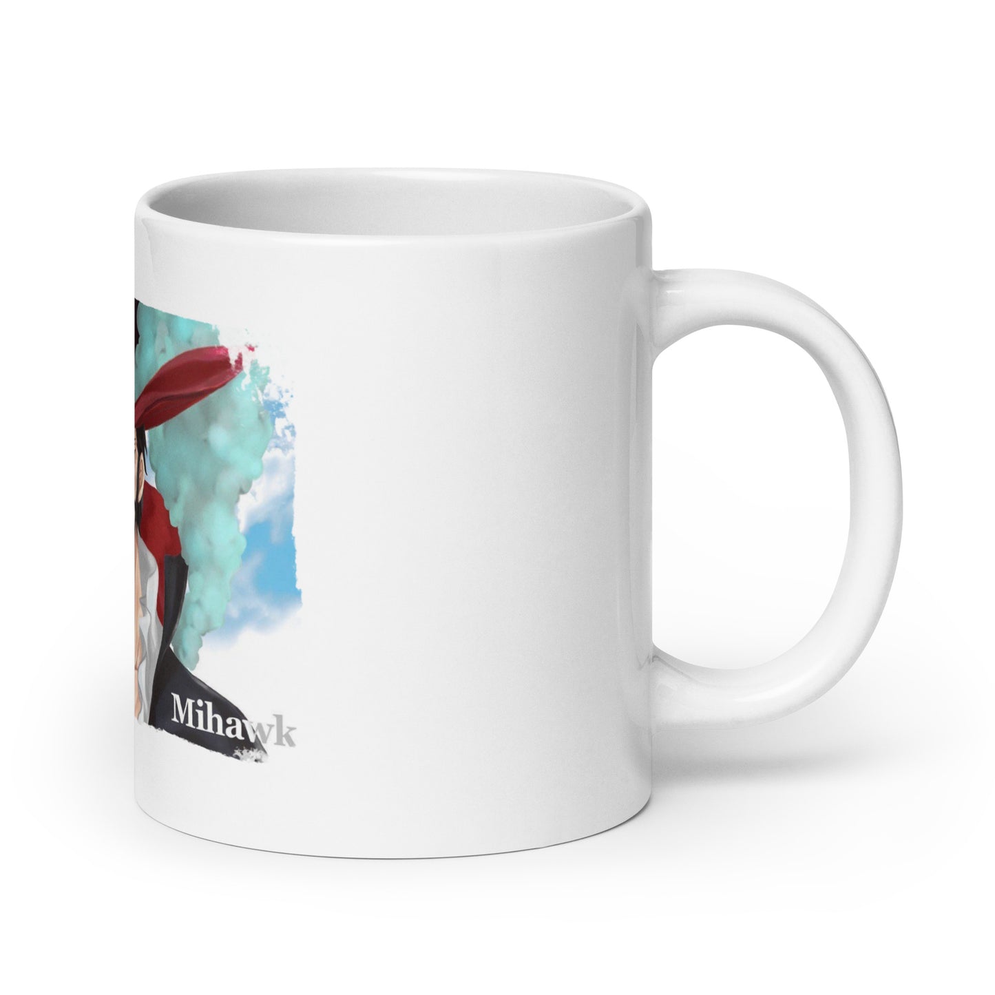 White Glossy Mug - Mihawk 25