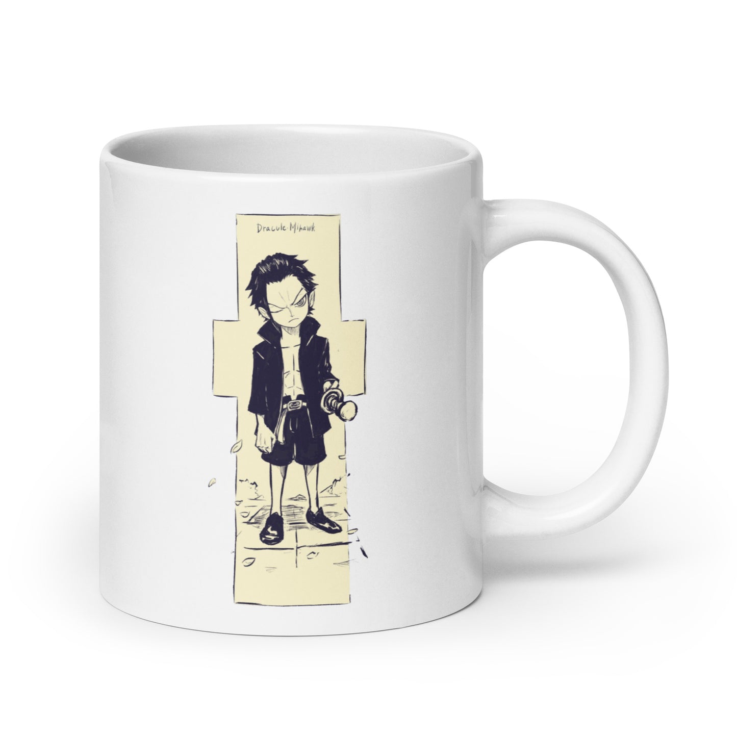 White Glossy Mug - Mihawk 27