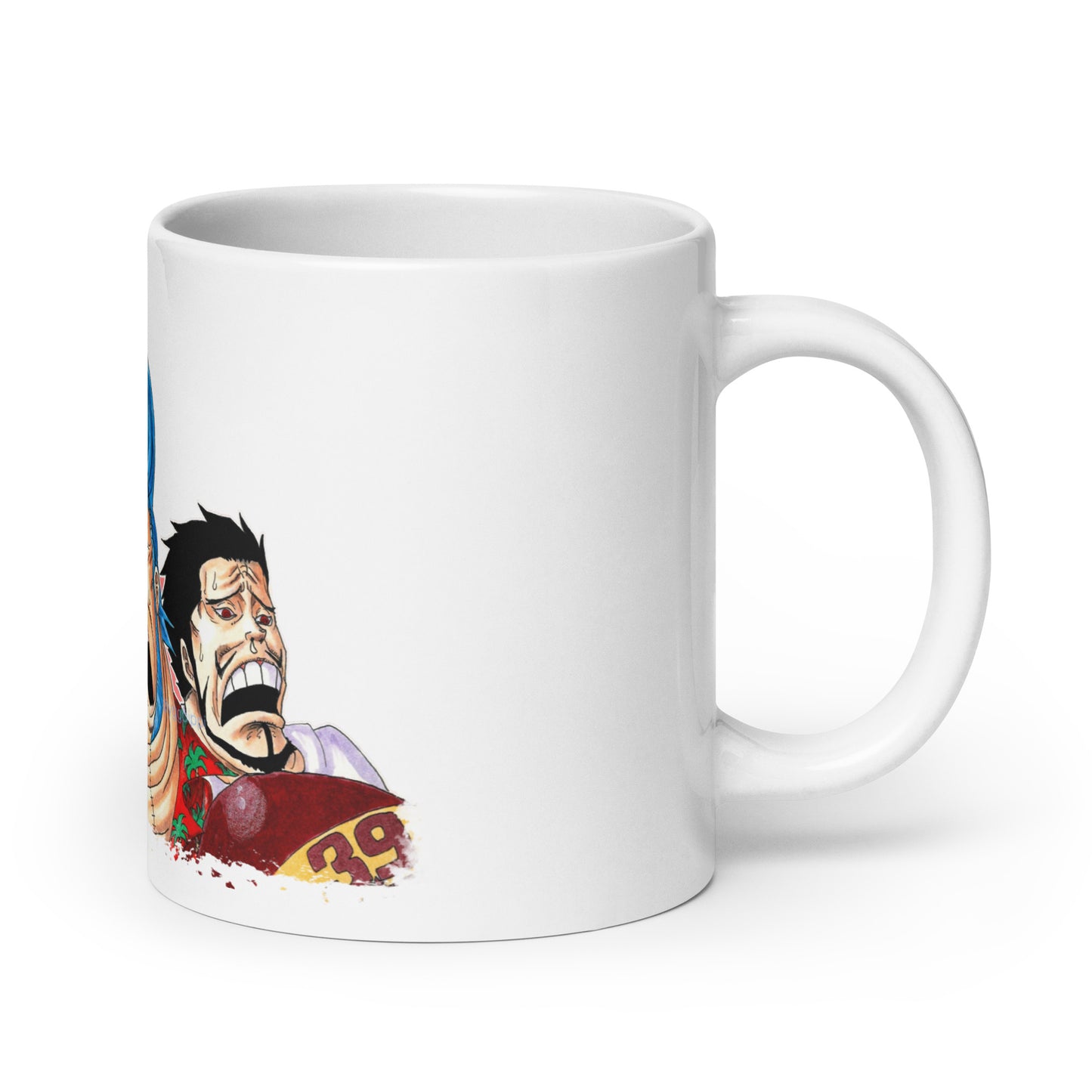 White Glossy Mug - Mihawk 28