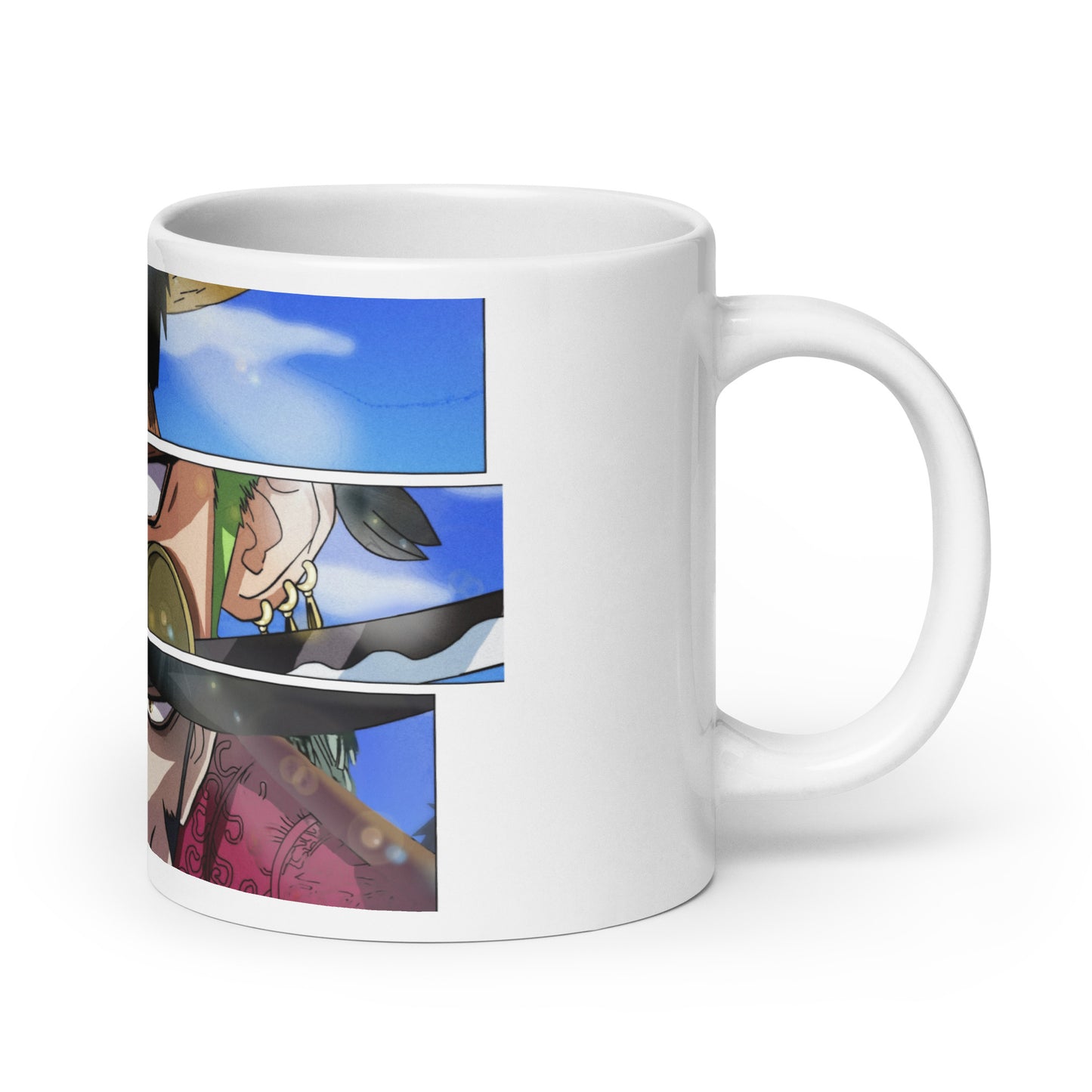 White Glossy Mug - Mihawk 34